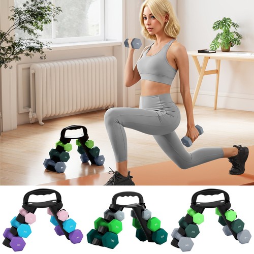Dumbbells set with carry - dumbbells,