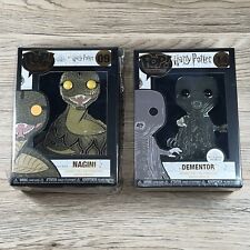 2 X FUNKO POP! PIN HARRY POTTER - DEMENTOR & Nagini 4' ENAMEL NEW