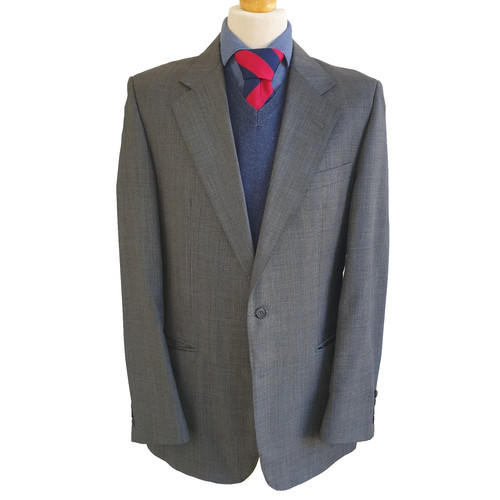 Daks suit signature grey check - suit,