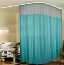 Hospital curtain green zig - curtain,