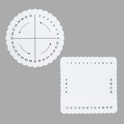 Kumihimo discs board plates - 10,
