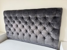 Laura Ashley Dark grey double headboard