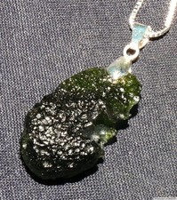 Moldavite, Impactite Pendant