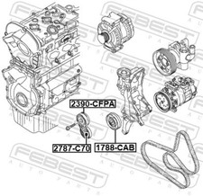 For FEBEST 2390-CFPA BELT