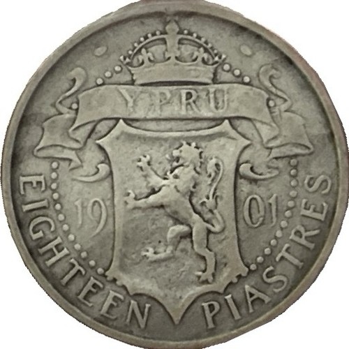 1901 cyprus eighteen - 18,