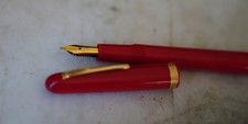 Omas Extra Fountain Pen In Red