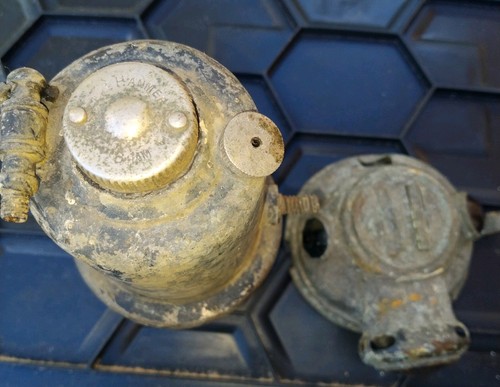 Antique carbide acetylene lamp - antique,