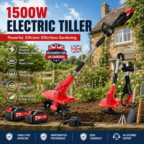 Cordless cultivator rotavator - cultivator,