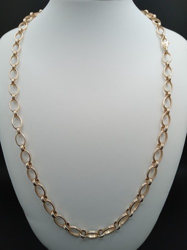 Solid 9ct gold - gold, link