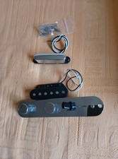 Fender squire pickup set with controls and genuine fender 3 ply scratch plate