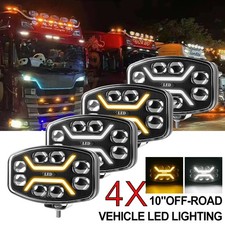 4x OVAL/RECTANGULAR LED