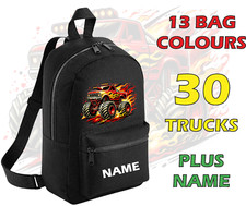 Custom Name Kids Monster Truck
