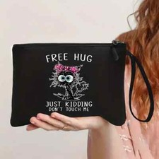 Small Travel Toiletries Bag, Makeup Bag, Clutch Canvas Bag