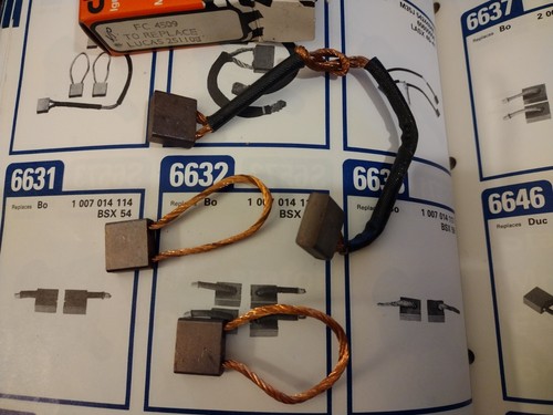 Starter motor brushes fits - starter,
