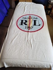 Ralph Lauren Polo Surf Holiday Luxury White Beach Towel Bath Sheet 0528