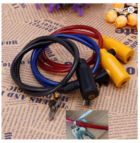 Bike lock with keys - lock,