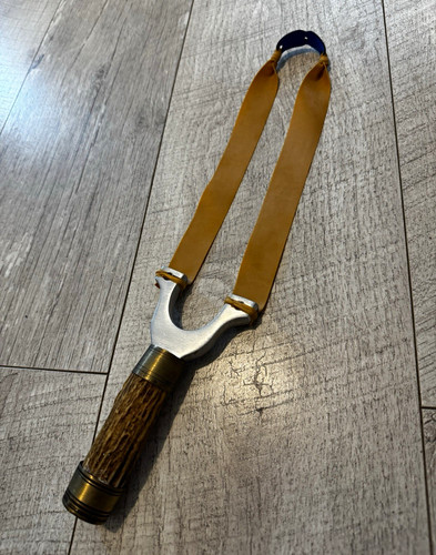 Custom catapult deer antler