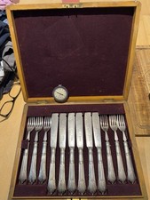 Antique Silver Cutlery Set