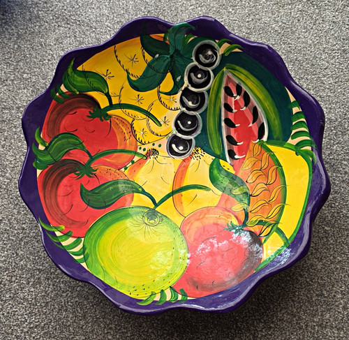 Hand painted spanish ceramic - hand,