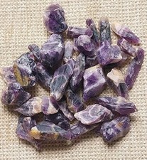 Natural Raw Rough Crystal Amethyst pieces, purple amethyst 150g