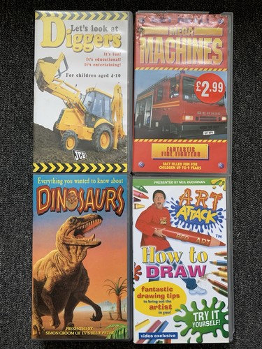Kids fun educational vhs video - kids,