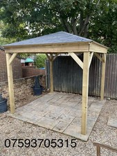 Wooden gazebo pergola - gazebo,