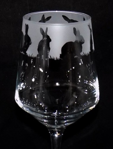 New rabbit hand etched large - etched,
