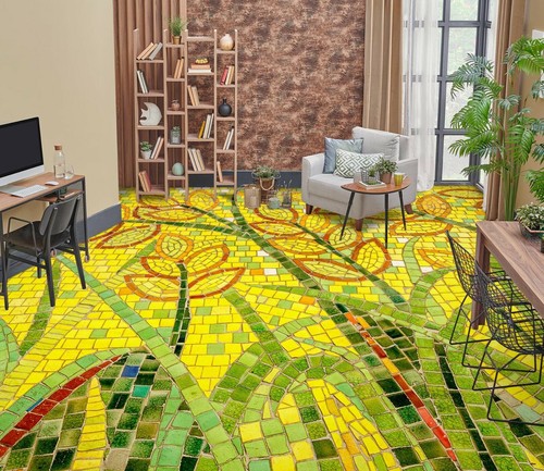 Yellow brick 3429 floor - brick,