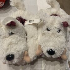Ladies Dog Slippers Size M