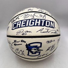 2013-14 CREIGHTON BLUE JAYS TEAM SIGNED BASKETBALL DOUG MCDERMOTT GREG WRAGGE