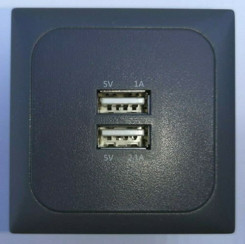 Twin usb charging port socket - twin,