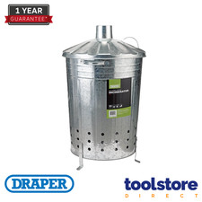 Draper 53253 Galvanised Garden Incinerator, 85L