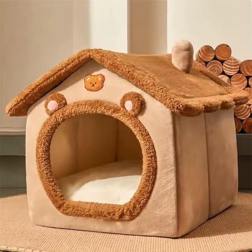 Cozy foldable cave bed for - foldable,