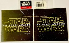 Star Wars The Force Awakens Large Gift Tags Set Of 2 Film Movie Logo Deep Space 