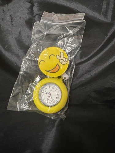 Fob watch nursing new - watch, smiley