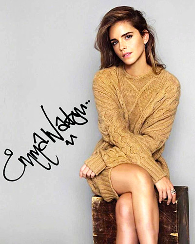 Emma watson signed reprint - emma,