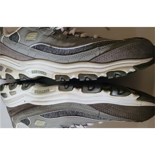 Skechers lites gray athletic - skechers,