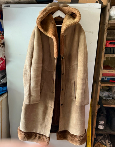 Woman long sheepskin - long,