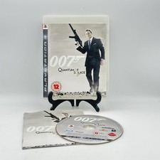 007 Quantum of Solace Sony PlayStation 3 James Bond Video Game Complete w/Manual