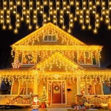 600 LED Icicle Lights 15M