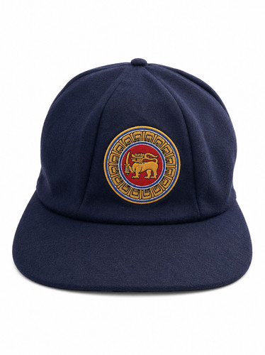 Navy melton wool - navy,