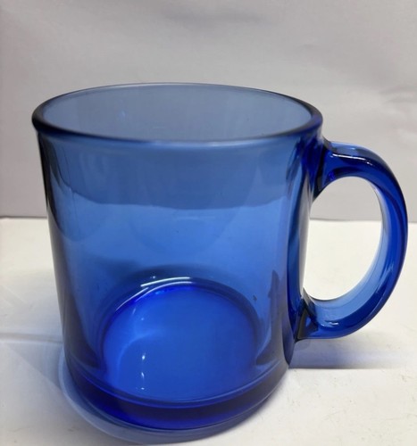 Cobalt blue glass coffee - blue,
