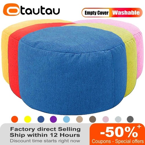 Round stool linen - round,