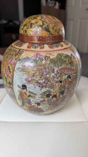 Vintage hand painted chinese - hand-painted,