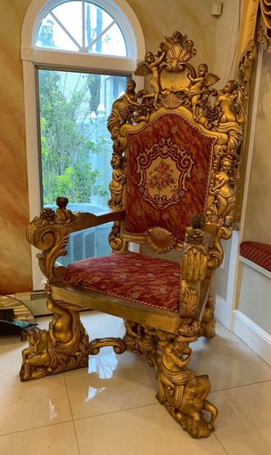 Ornate king throne - ornate, king’s