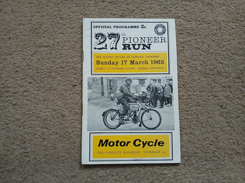 Pioneer run 1963 - pioneer, 17/3/1963