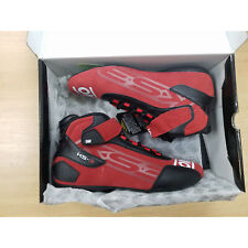OMP KS-3 Kart Boots - Red, Size UK 9.5 (High Grip Sole, Breathable) - *Marked*