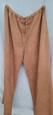 Size  18  tan brown faux suede
