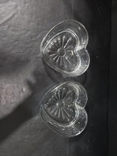 Libbey 6" Heart Shaped Bowls