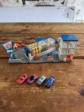 MICRO MACHINES Hiways & Byways Playset CAR WASH CITY + 4 mini cars 1989 Galoob